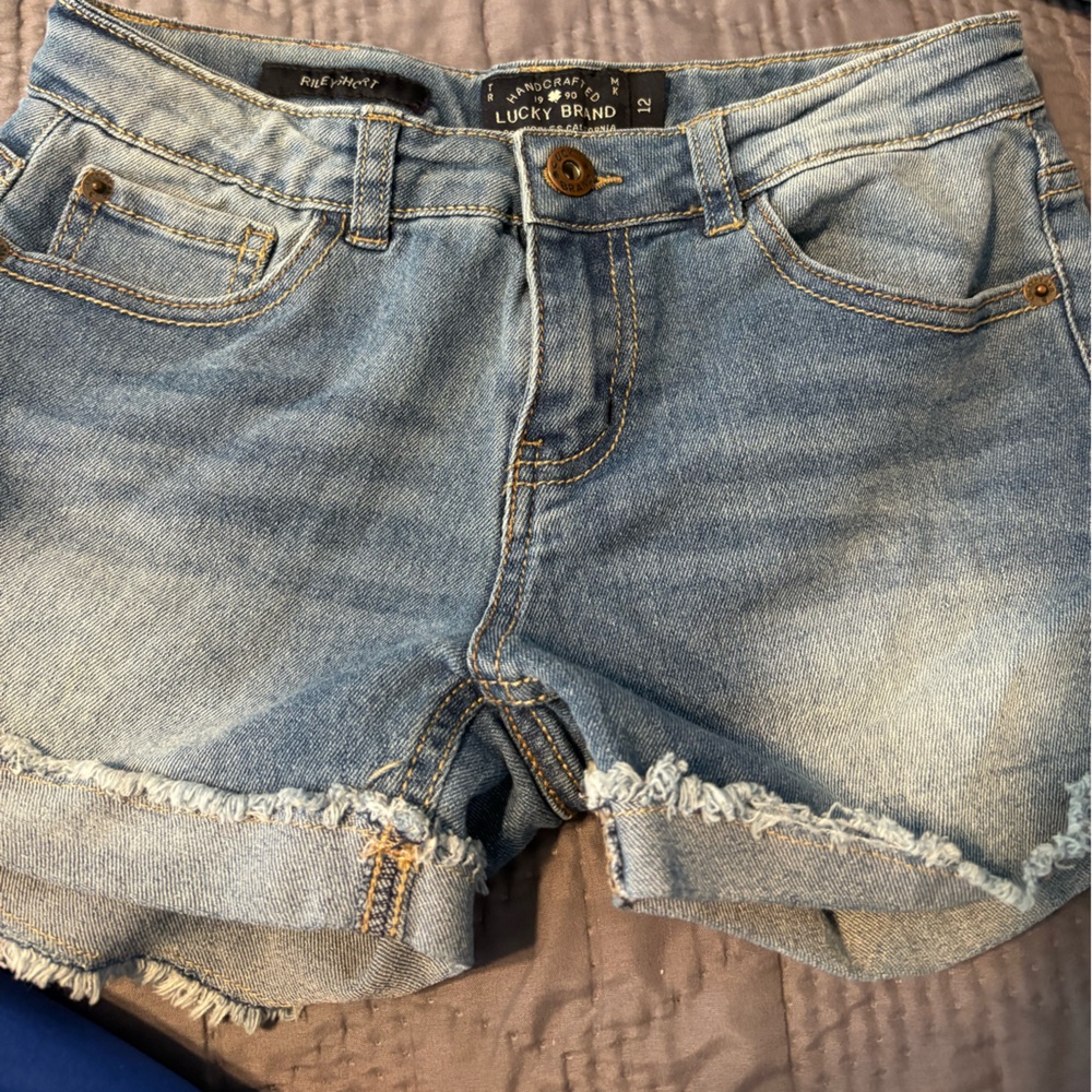 Lucky Brand Blue Denim Women Shorts